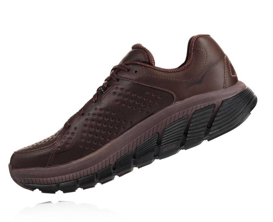 Hoka One One Gaviota Läder Löparskor Herr - Bröst - QXOMS-6197